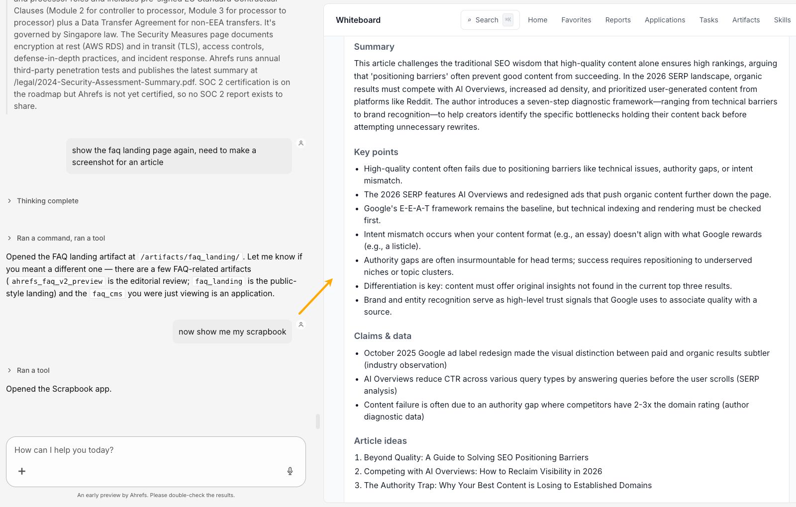agent a scrapbook app